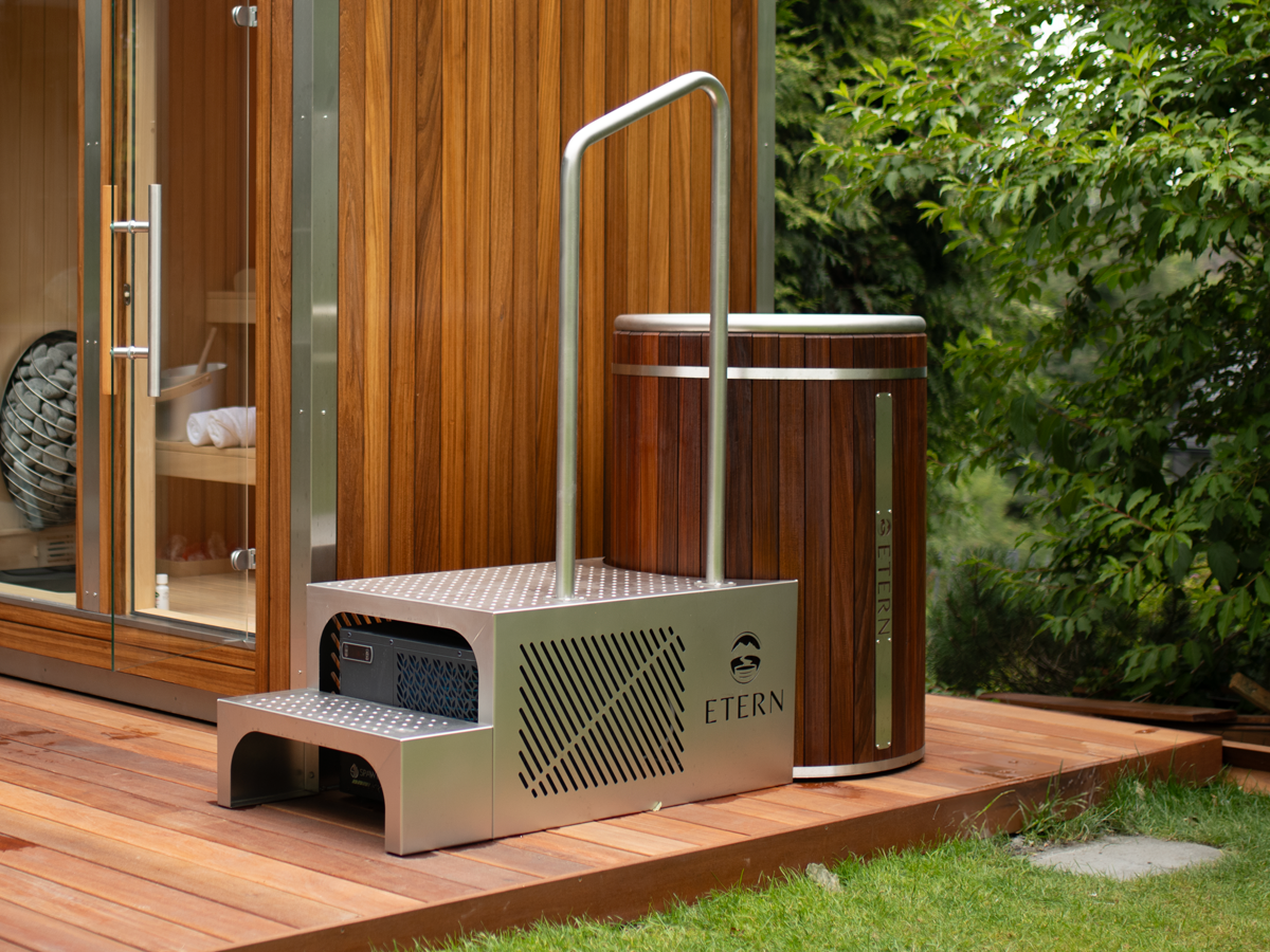 ETERN PRIME COLD TUB 72 – beczka do morsowania z chillerem Poolex 5 kW