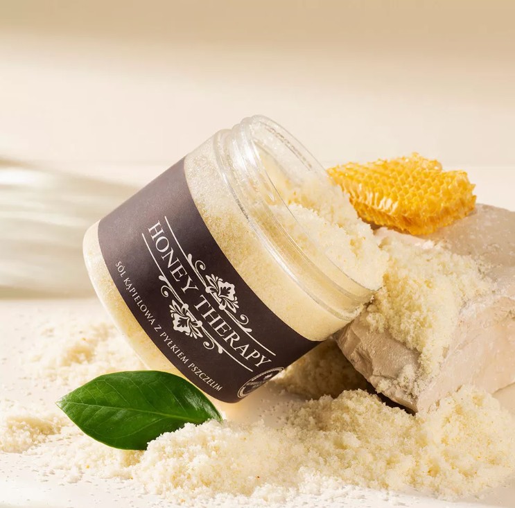 Kąpiel w soli jodowo-bromowej z dodatkiem pyłku pszczelego